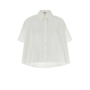 Loewe Women White Poplin Shirt